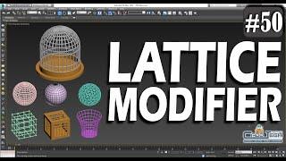 #50 || LATTICE MODIFIER IN 3DS MAX ||