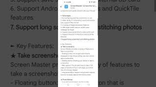 How to Install & Use App Screen Master screen short&Lon Android MasterTech