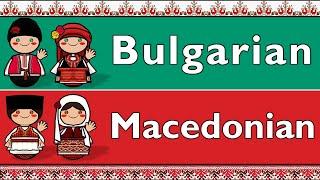 BULGARIAN & MACEDONIAN LANGUAGES