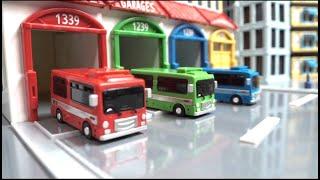 Bus Garage Depature Toys Play 버스 차고지 출발 장난감 놀이