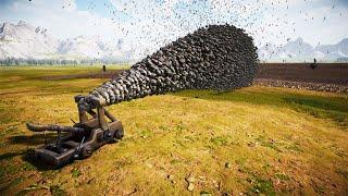 CATAPULT 6.000.000 RPM FULL-AUTO vs 500.000 SPARTANS UEBS 2 - Ultimate Epic Battle Simulator 2