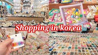 Shopping in korea  vlog, Korean Accessories Shop , Cute hairclips, Earrings & keyrings