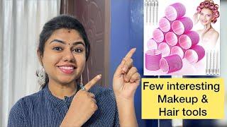 Colour changing lip oilTrending Makeup products and heatless hair roller review | makeup haul