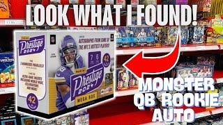 PULLED MONSTER ROOKIE QB AUTO GOLD!  2024 PRESTIGE  MEGA REVIEW! ARE THESE WORTH $45?