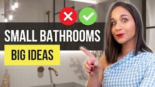  TOP 10 Ideas for SMALL BATHROOMS | Interior Design Ideas and Home Decor | Tips and Trends