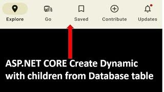 Create Dynamic Menu with Children in ASP.NET CORE