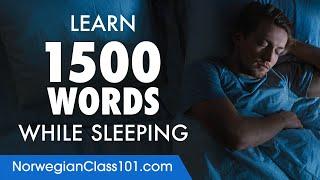 Norwegian Conversation: Learn while you Sleep with 1500 words