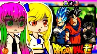 Girls react to Dragon ball | Goku vegeta bills +  | gacha life club