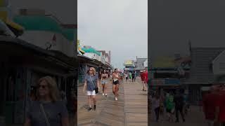 Walking the Wildwood Boardwalk in New Jersey