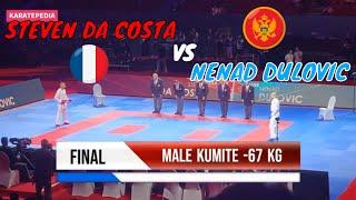 Steven Da Costa vs Nenad Dulovic | Final Male Kumite 67 kg | WORLD KARATE CHAMPIONSHIPS 2023 #wkf