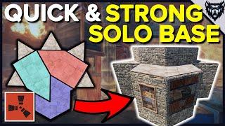 RUST Base Design 2020 | Strong & Easy Solo Base (Rust Base Building)