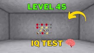 How To Solve Roblox IQ Test Level 45 | IQ Test  Guide