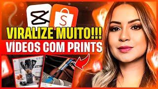 AFILIADO SHOPEE - Como editar vídeos com prints de produtos da Shopee (Muito fácil)