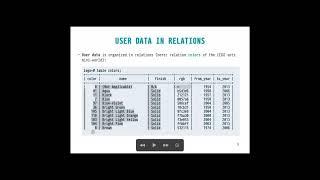 DB1 — Chapter #04 — Video #007 — Relational data model, (meta) data in rel.s, types, values, domains