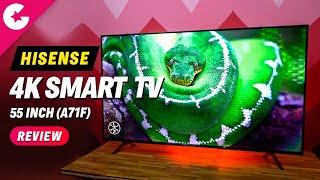 Hisense A71F 126 cm (50 inch) Ultra HD (4K) LED Smart Android TV with Dolby Vision & ATMOS  (50A71F)