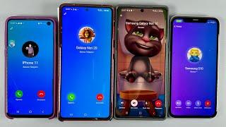 Telegram Incoming Call Samsung Galaxy S10e vs Samsung Note 20 vs Samsung S20+ vs IPhone 11 Telegram