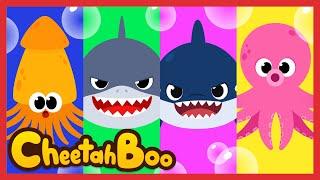 Sea Animals Songs Compilation | Nursery rhymes | Sea Animals | Kids summer song | Baby | #Cheetahboo