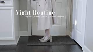 Cozy night routine to unwind on cold days | Cleaning, self-care for soft skin & holiday cooking