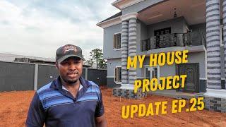 My house project update 25 ( landscaping ) / Canada to Nigeria