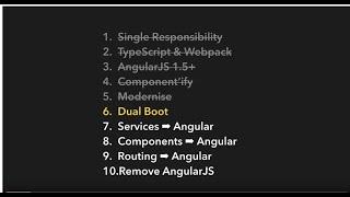 EP 8 - AngularJS Migration / Step 6 - Dual Booting / Dual boot with Angular and AngularJS
