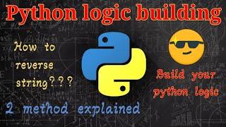 reverse string in python| How can we reverse a string in python!  coadingx