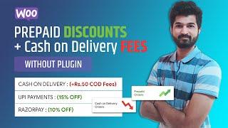 Prepaid Discounts & COD Fees | DIscounts per Payment Method | Without Plugin | #woocommerce