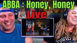 reaction to ABBA : Honey, Honey (HQ 4K Upscale) The Wolf Hunterz Reactions