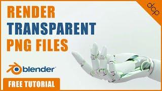 Render Transparent PNG images in Blender 3