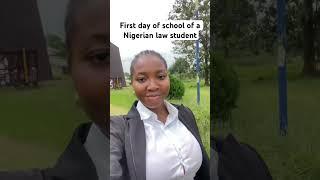 First day of school of a Nigerian law student #vlog #nigerian