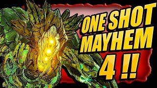 How to ONE SH0T Graveward on MAYHEM 4!! (Legendary Farming) BORDERLANDS 3