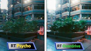 Cyberpunk 2077 | Overdrive Path Tracing Comparison | RT OFF - Psycho - Overdrive