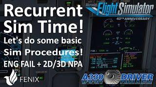 Recurrent Simulator Time! Let's do some basic preparation with the FENIX A320! | Real Airbus Pilot