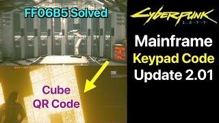 Mainframe Code Update 2.01 (Mackinaw "Demiurge") Gold Cube QR-Code FF06B5 Solved in Cyberpunk 2077