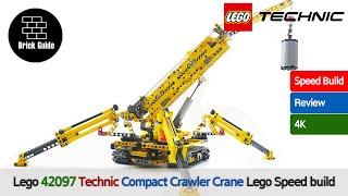 Lego 42097 Technic Compact Crawler Crane Lego Speed build