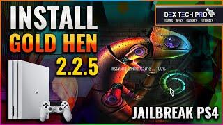 Install Gold Hen 2 2 5 to Jailbreak PlayStation 4  ( Full Cache in User's Guide Method )