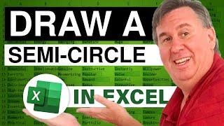 Excel - Creating Semi-Circles in Excel: Tips and Tricks for Microsoft Excel Tutorial - Episode 963