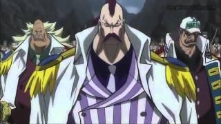 z vs marine and kizaru , one piece movie .