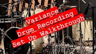 Variance - Drum Recording Set Up