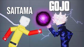 SAITAMA vs Gojo Satoru [Jujutsu Kaisen Mod] - People Playground
