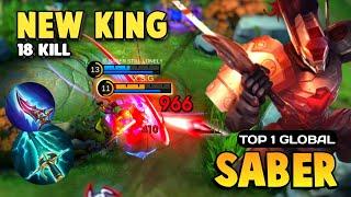 Saber Best Build 2024 [ Saber Top 1 Global Gameplay ] Mobile Legends