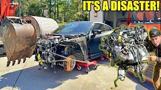 Rebuilding A Wrecked 2024 Nissan GTR In My Driveway (Part 2): Engine Nightmare