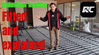 Underfloor heating system fully fitted ready for screeding