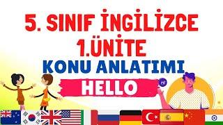 5. Sınıf İngilizce 1. Ünite Konu Anlatımı | Hello