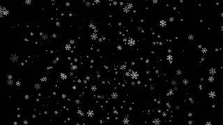 Snowflakes 4k Overlay
