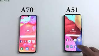SAMSUNG A51 vs A70 | is A51 Faster Than A70? Speed Test Comparison
