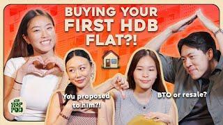 Beginners Guide To Buying Your FIRST HDB FLAT - BTO or Resale? | The Hop Pod Ep.78