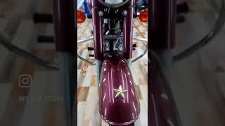 1992 Royal Enfield With High Gloss Treatment #autodetailing #bullet #royalenfieldbikes #automobile