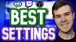 BEST STREAMLABS OBS SETTINGS for Twitch Streaming(SIMPLE & EASY)