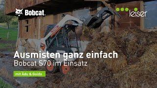 Ausmisten ganz einfach mit Ädu & Guido | Bobcat S70