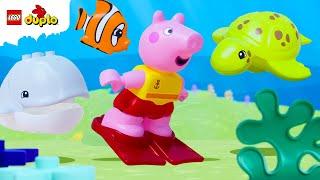 LEGO DUPLO Peppa Pig Comptines | Chanson sous l’eau | Chansons Pour Enfants